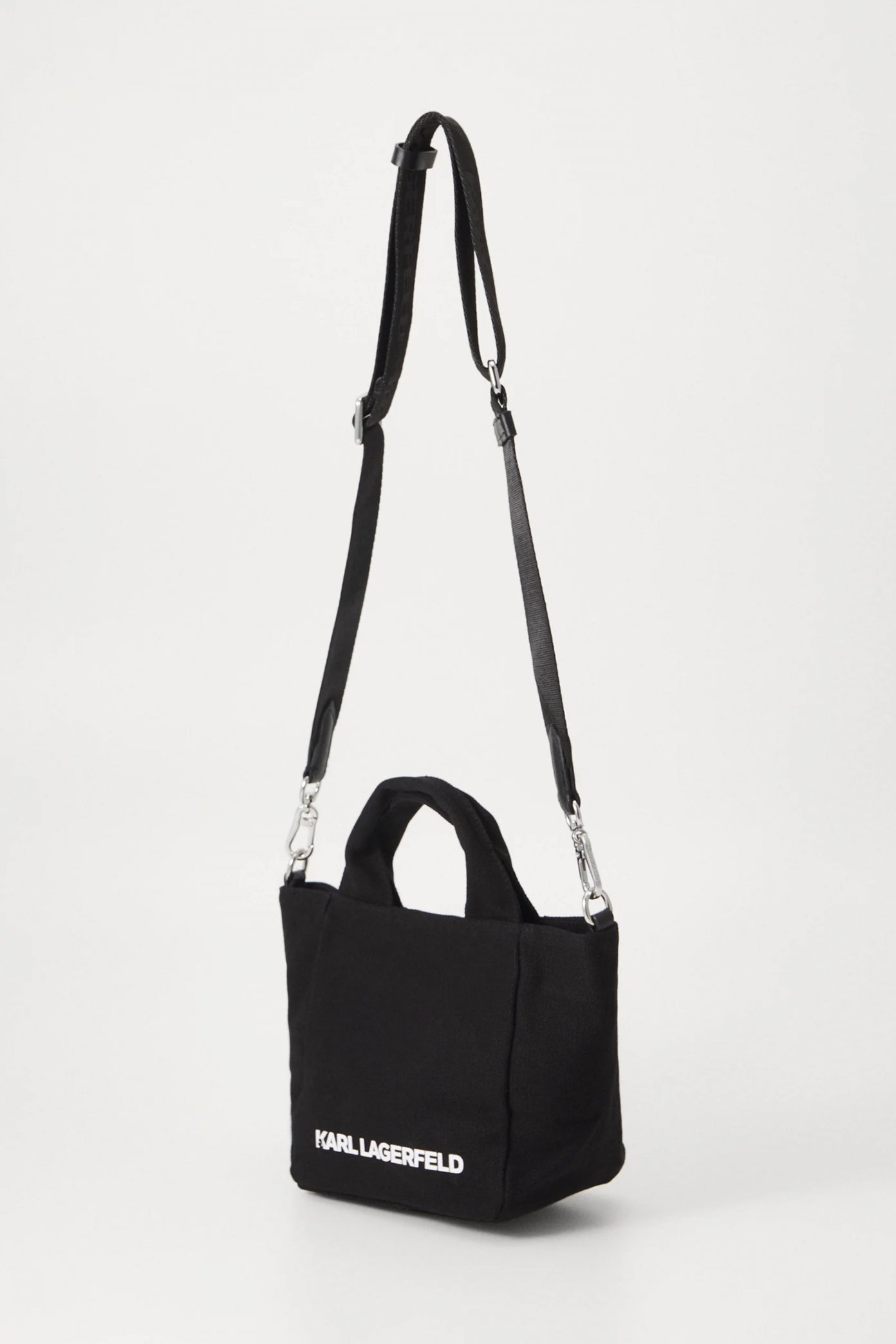 KARL LAGERFELD IKON MINI RH SHOPPER en color NEGRO  (2)