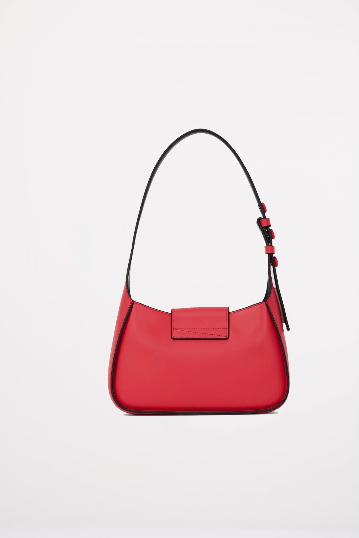 KARL LAGERFELD SIGNATURE SM SHOULDER BAG en color ROJO  (2)