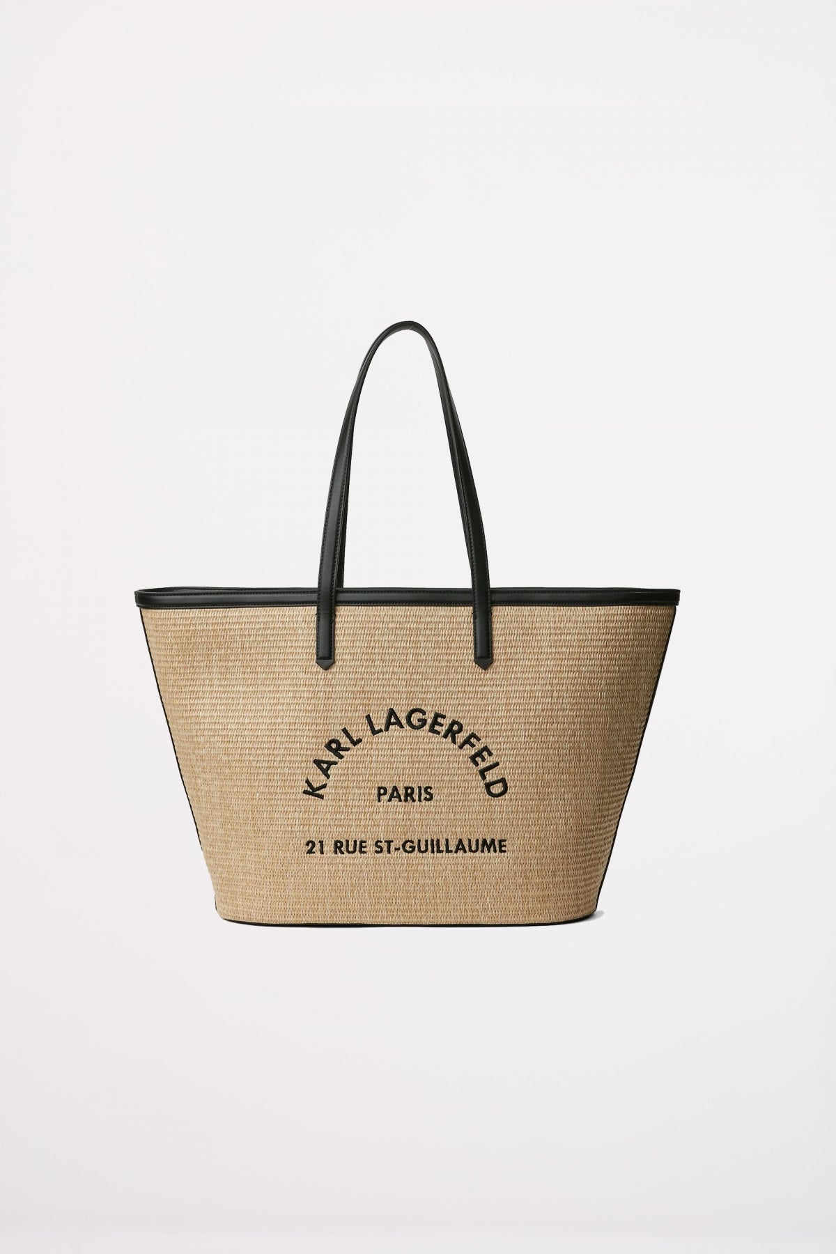 KARL LAGERFELD K RSG RAFFIA TOTE en color MARRON CLARO  (1)