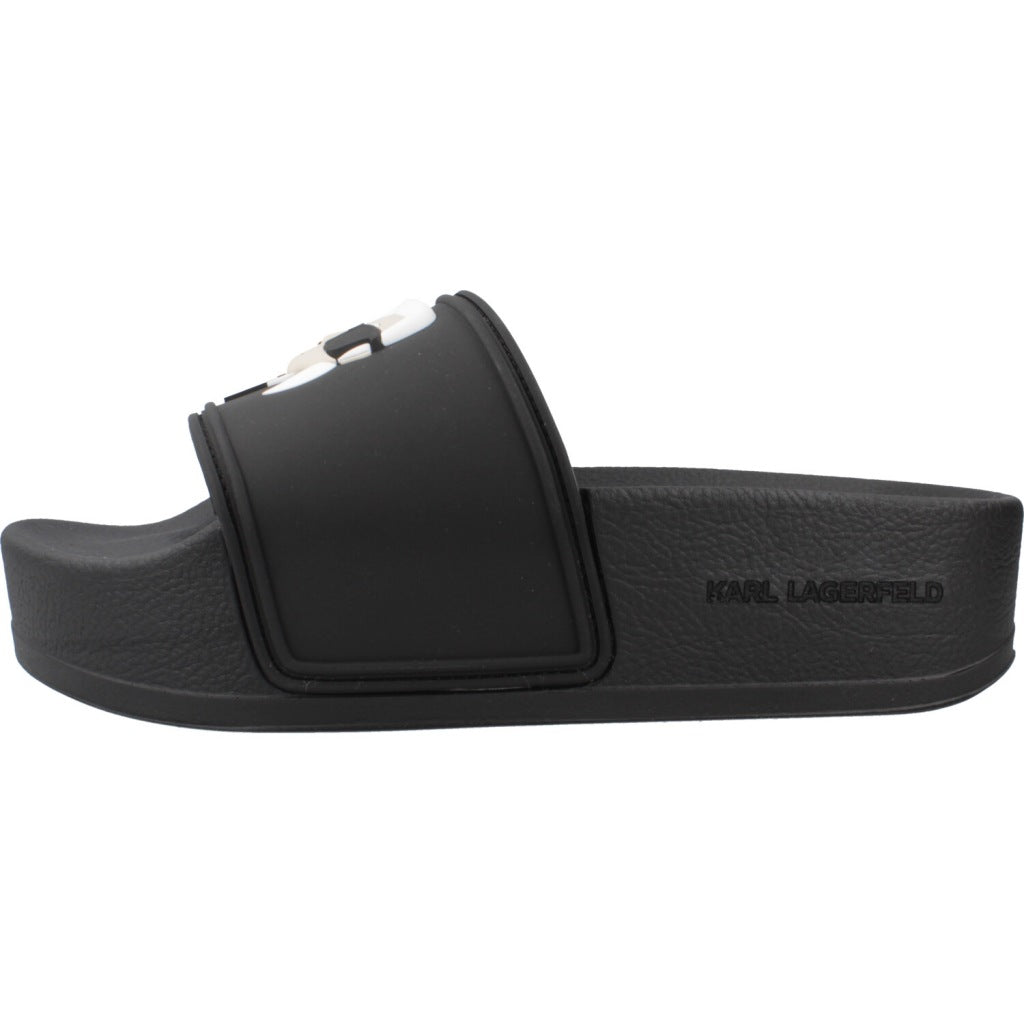 KARL LAGERFELD KONDO MAXI KARL NFT SLIDE en color NEGRO  (2)