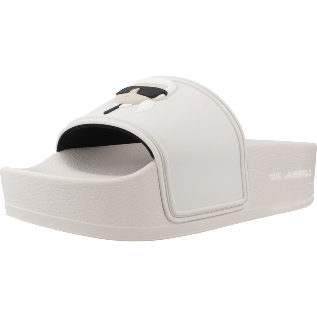 KARL LAGERFELD KONDO MAXI KARL NFT SLIDE en color BLANCO  (1)