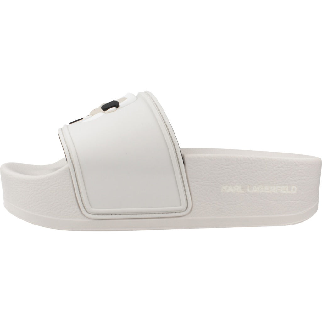 KARL LAGERFELD KONDO MAXI KARL NFT SLIDE en color BLANCO  (2)