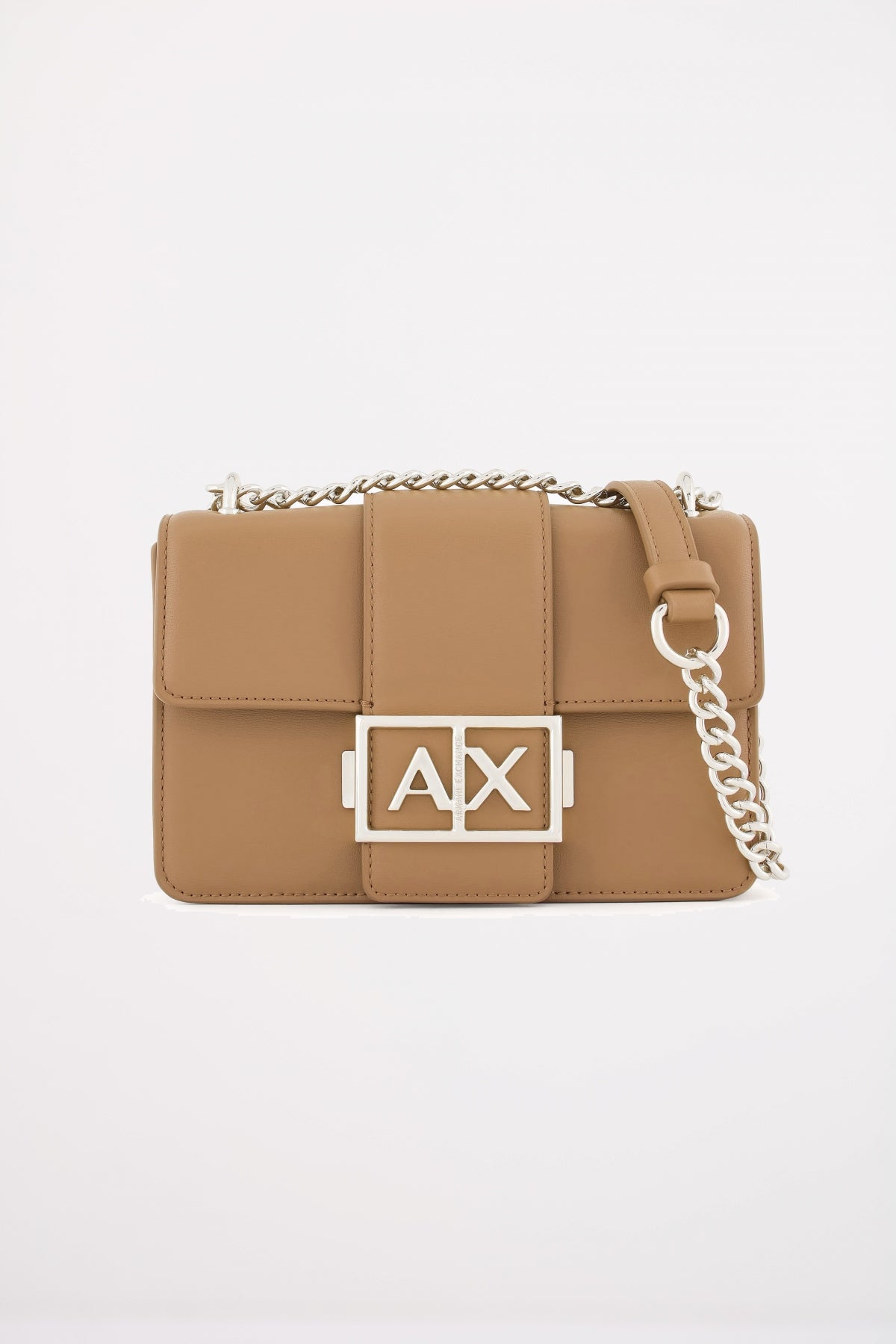 ARMANI EXCHANGE JODIE MESSENGER BAG en color MARRON CLARO  (1)