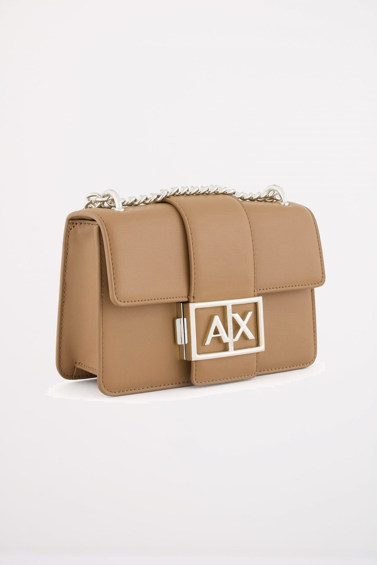 ARMANI EXCHANGE JODIE MESSENGER BAG en color MARRON CLARO  (2)