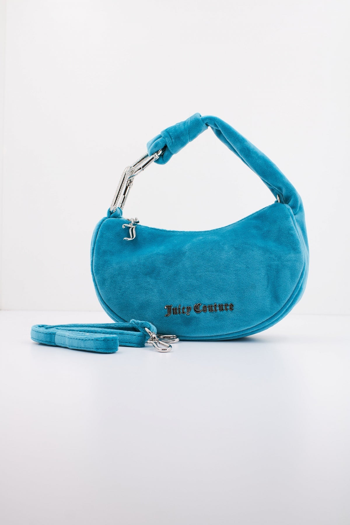 JUICY COUTURE  BLOSSOM SMALL HOBO en color AZUL  (1)