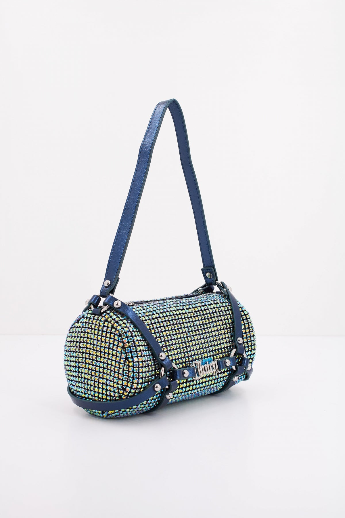 JUICY COUTURE MELANIE BARREL BAG en color AZUL  (2)