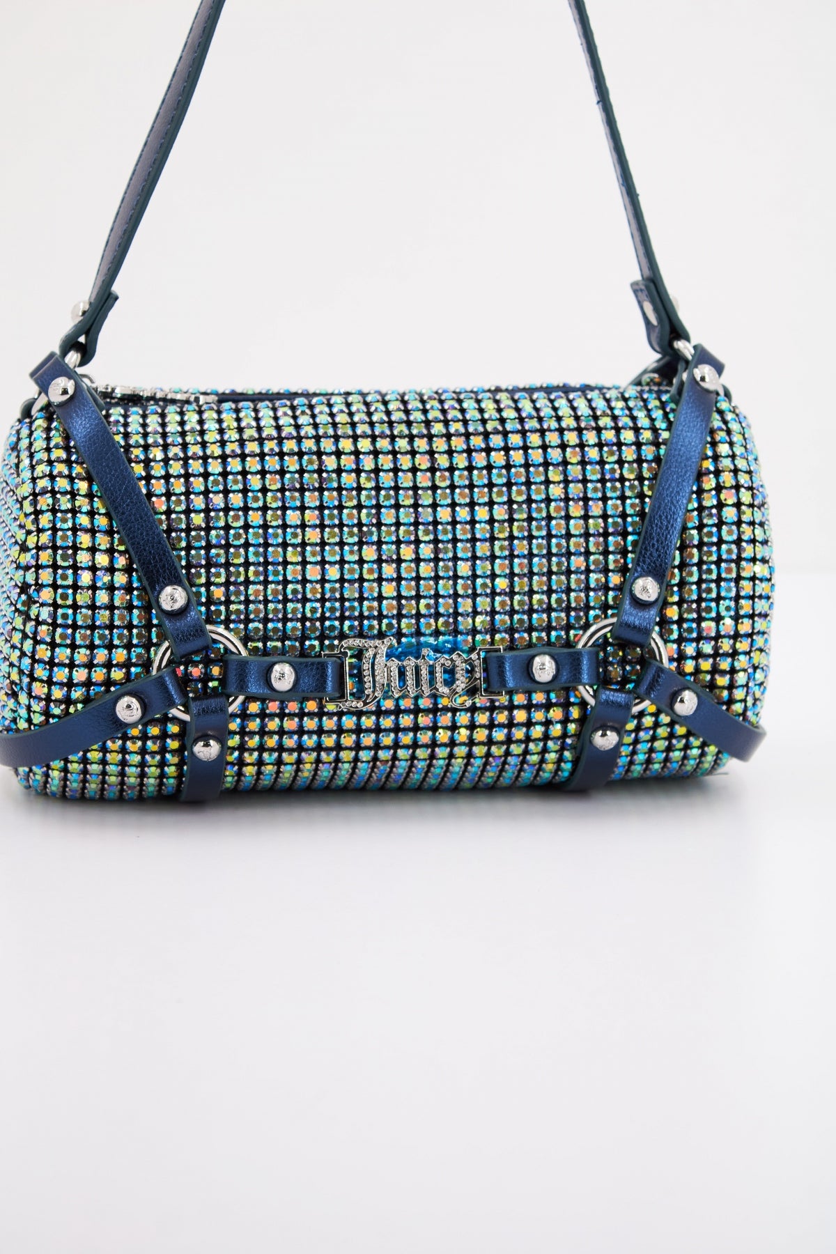 JUICY COUTURE MELANIE BARREL BAG en color AZUL  (4)