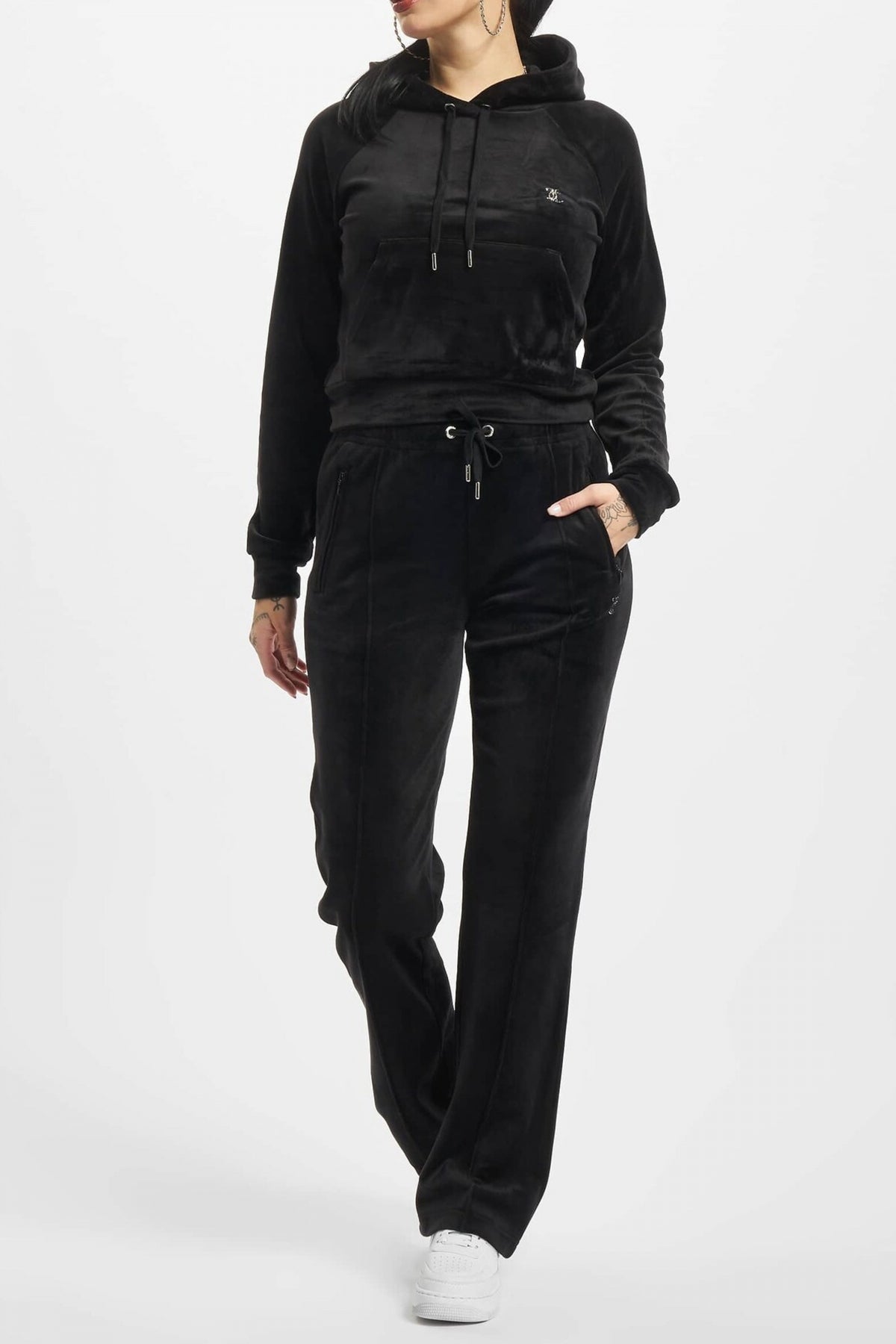 JUICY COUTURE TINA TRACKPANTS WIT en color NEGRO  (4)