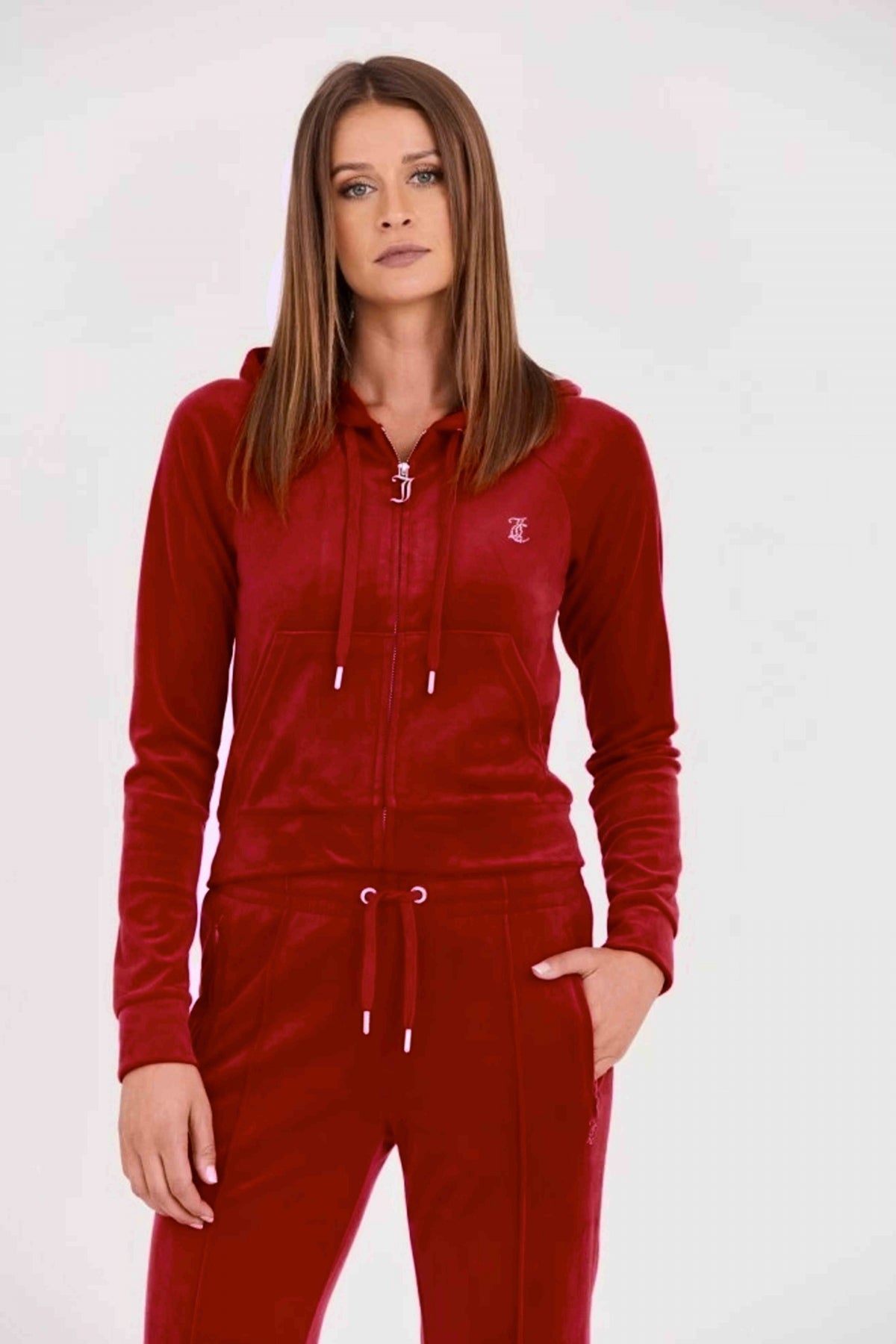 JUICY COUTURE  MADISON HOODIES CLA en color ROJO  (1)