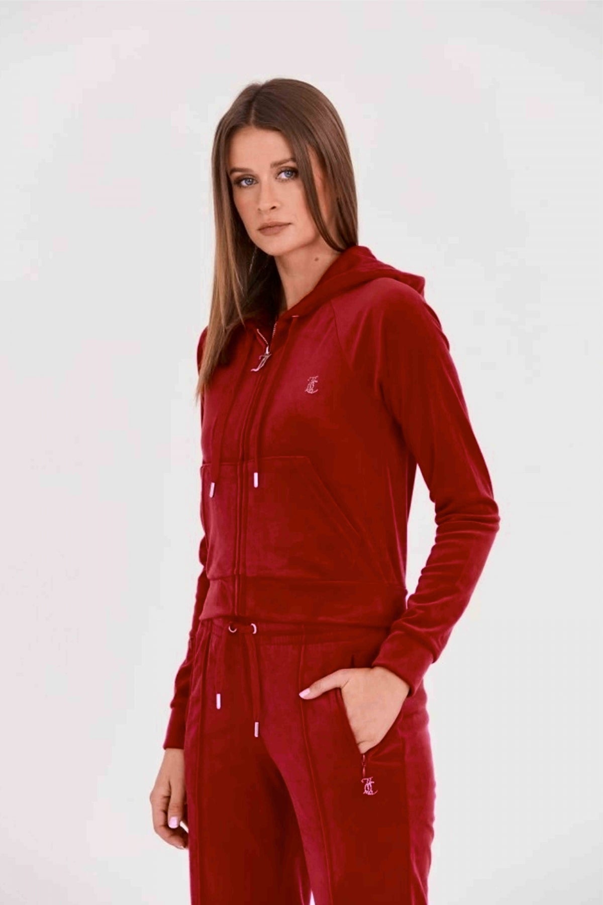 JUICY COUTURE  MADISON HOODIES CLA en color ROJO  (3)