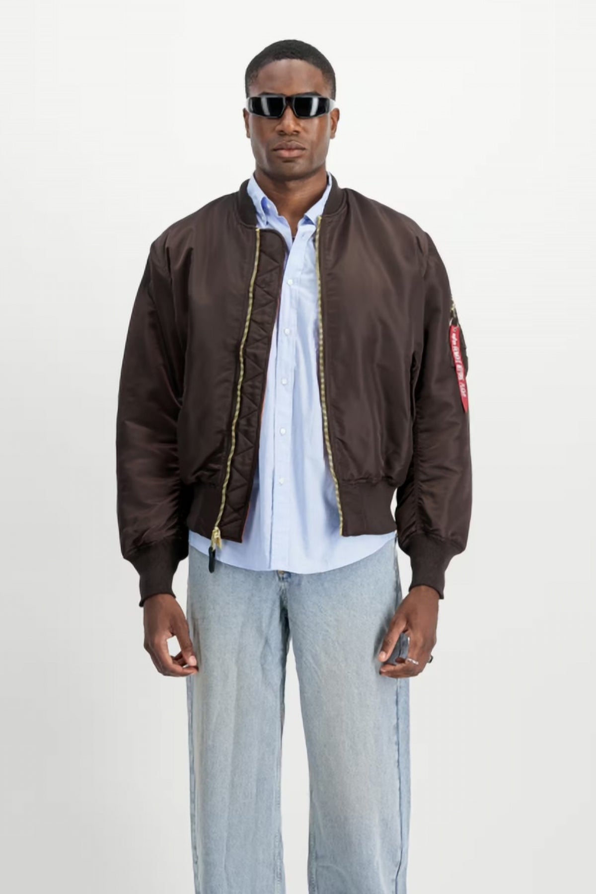 ALPHA INDUSTRIES MA- HERITAGE en color MARRON  (1)