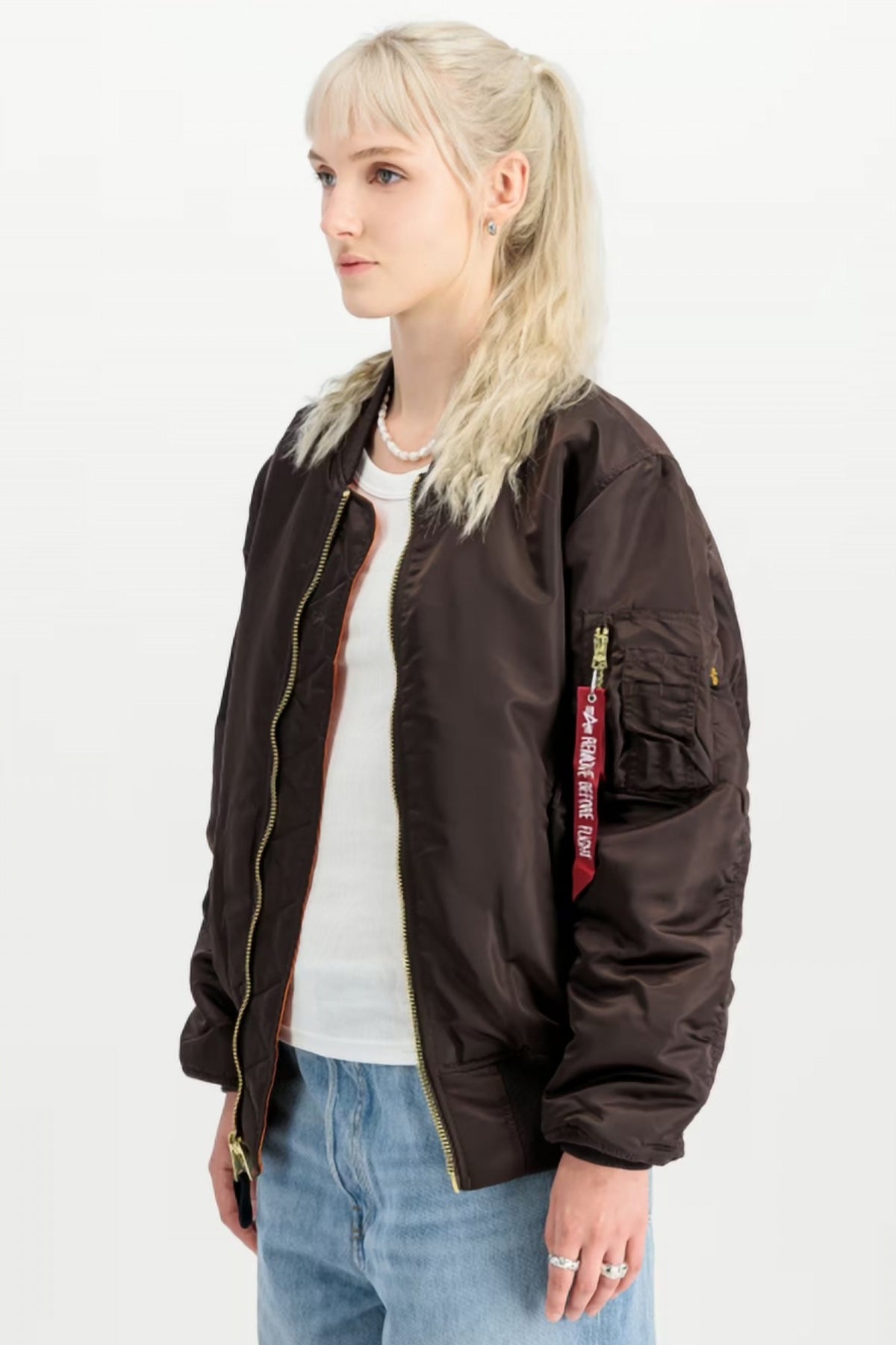 ALPHA INDUSTRIES MA- HERITAGE en color MARRON  (3)