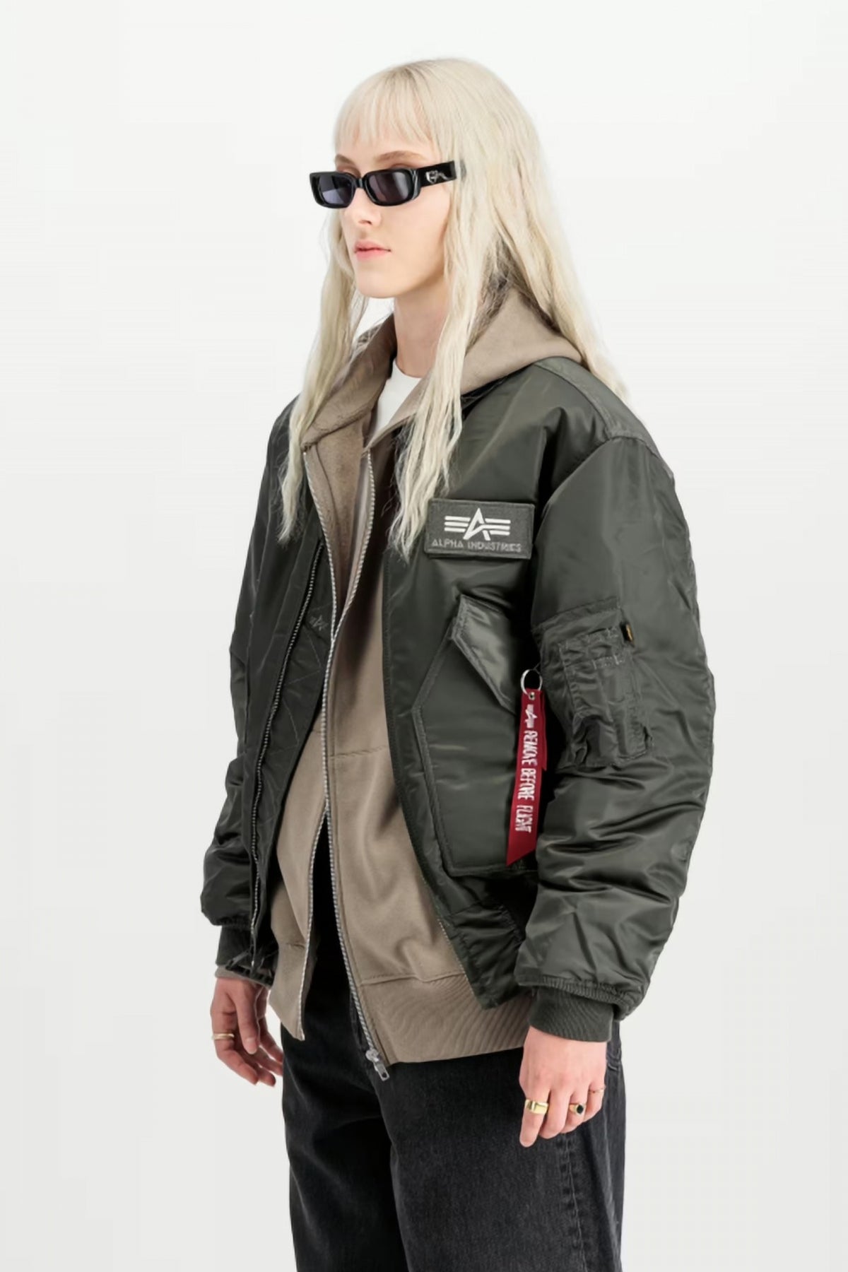 ALPHA INDUSTRIES CWU  HERITAGE en color GRIS  (3)