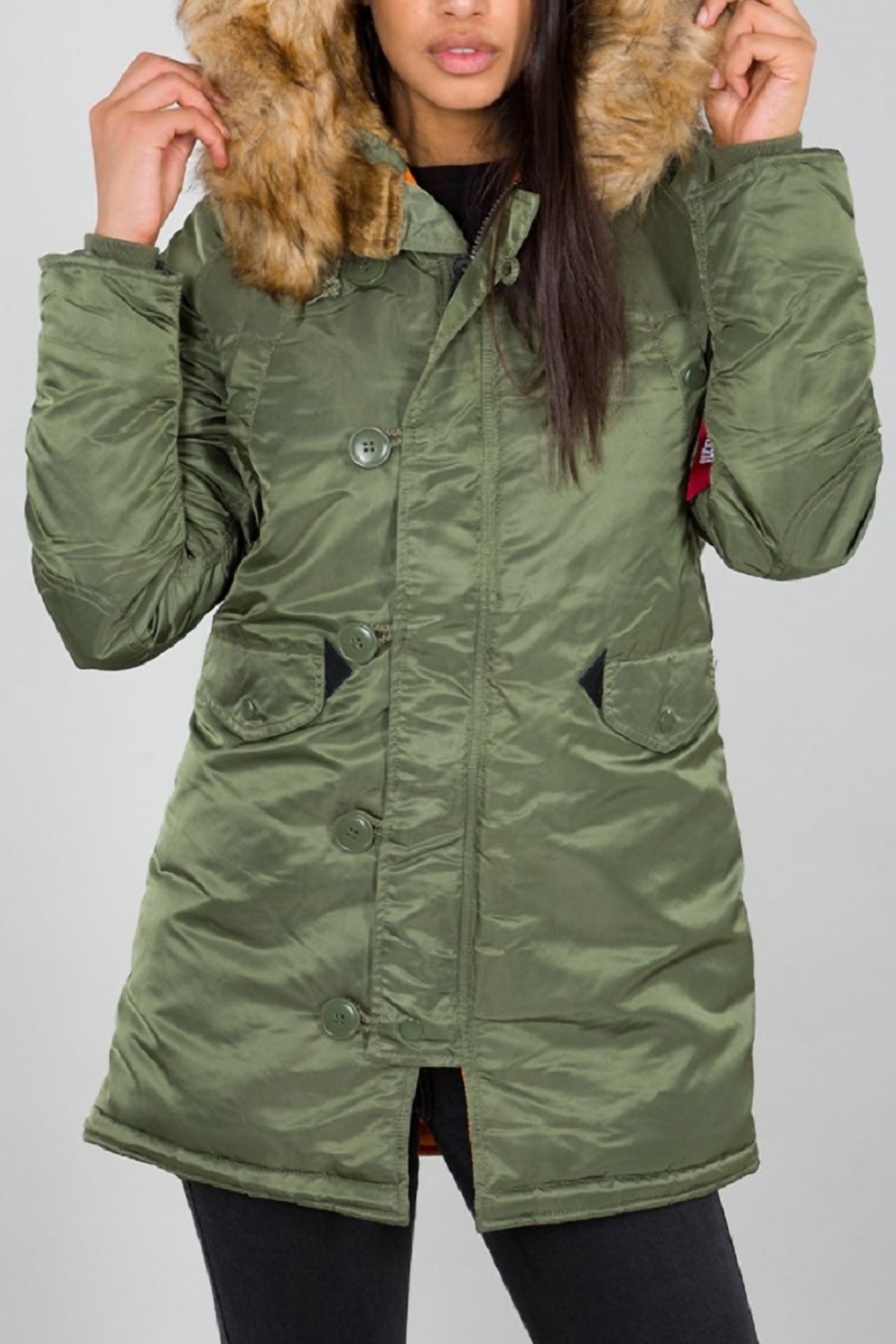 ALPHA INDUSTRIES N-B VF  en color VERDE  (3)