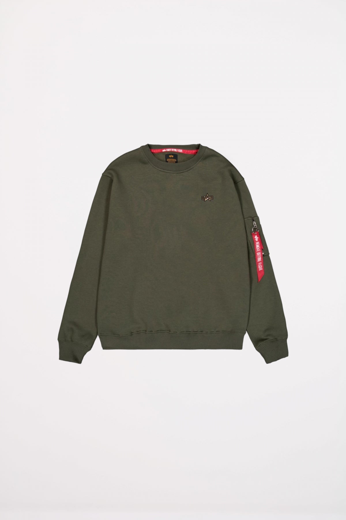 ALPHA INDUSTRIES D SMALL LOGO en color VERDE  (2)