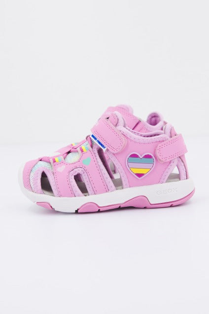 GEOX B SANDAL MULTY GIRL en color ROSA  (2)