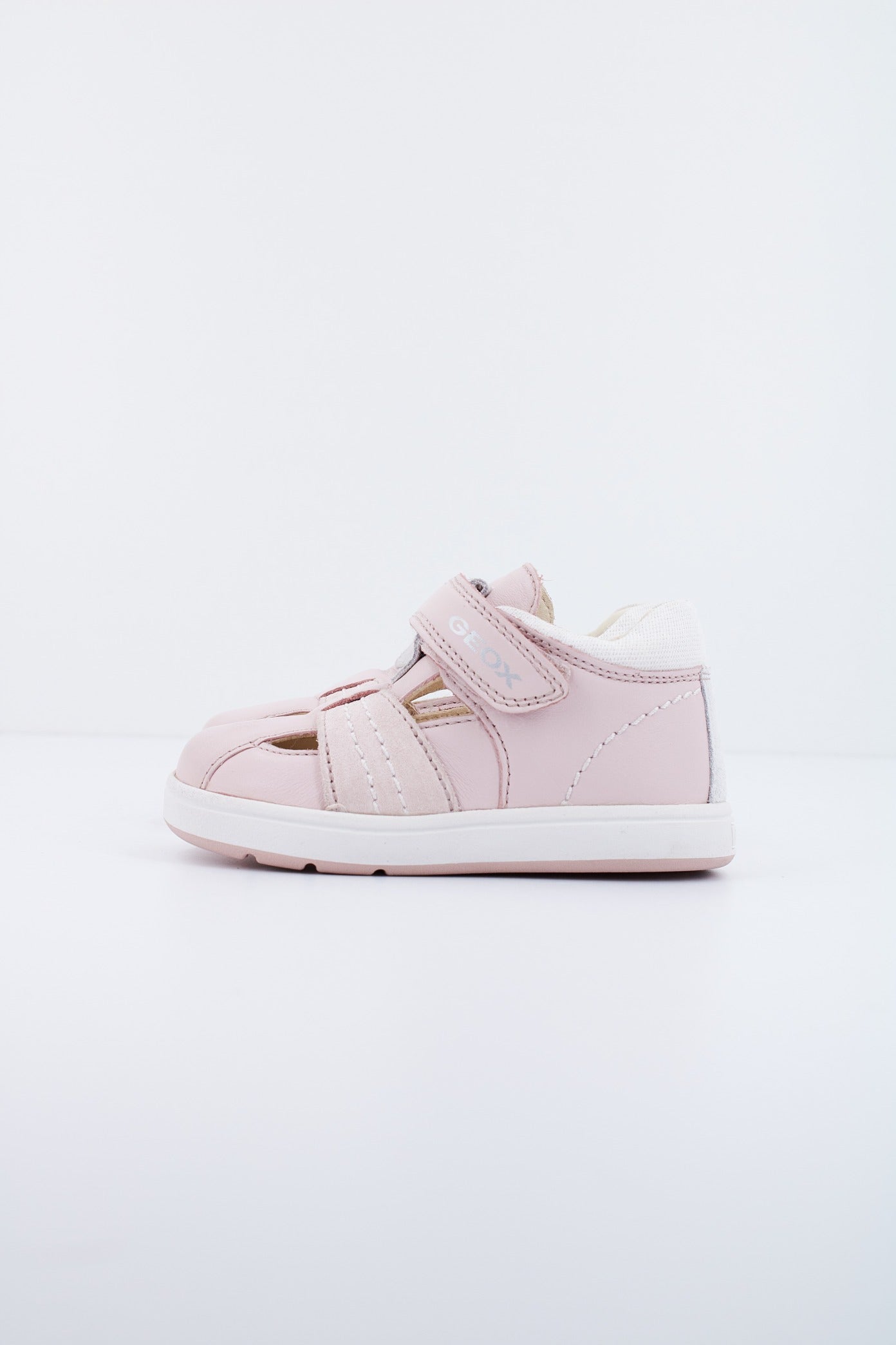 GEOX B BIGLIA G.D - NAPPA + SUEDE en color ROSA  (1)