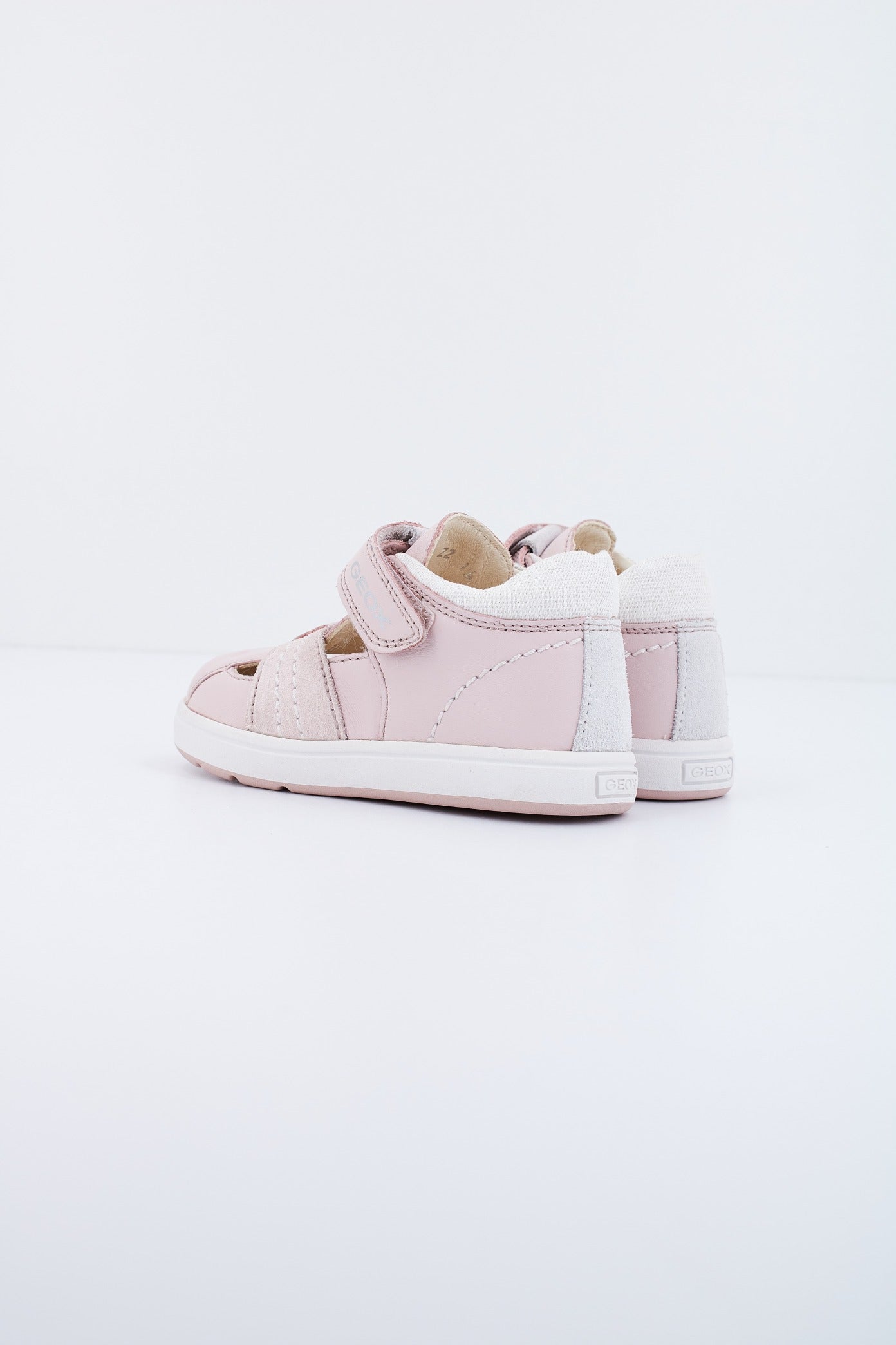 GEOX B BIGLIA G.D - NAPPA + SUEDE en color ROSA  (3)