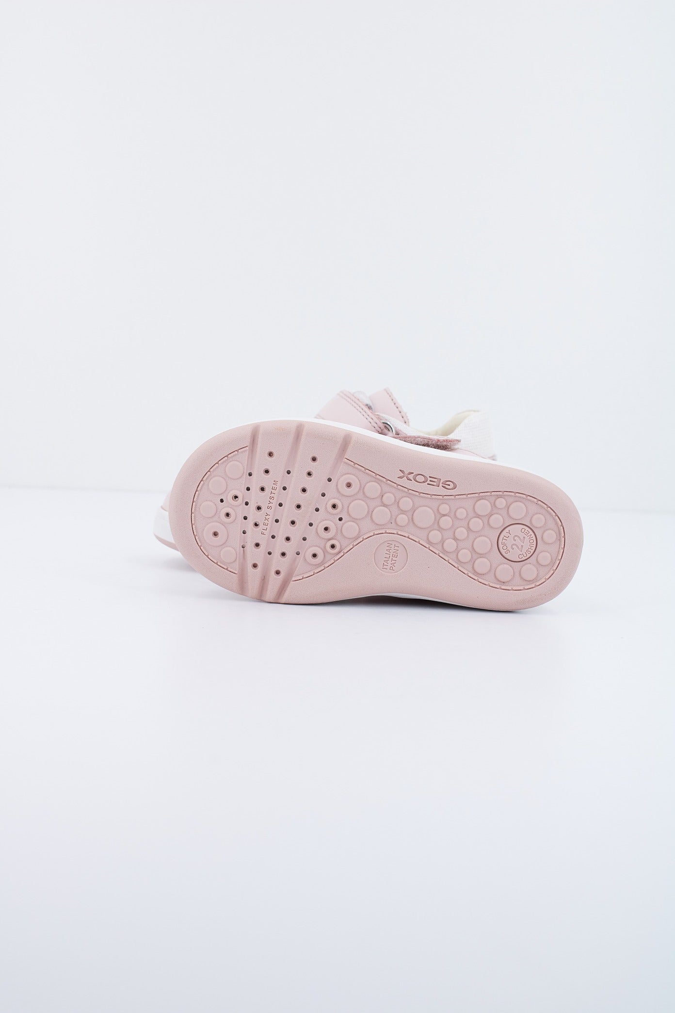 GEOX B BIGLIA G.D - NAPPA + SUEDE en color ROSA  (4)