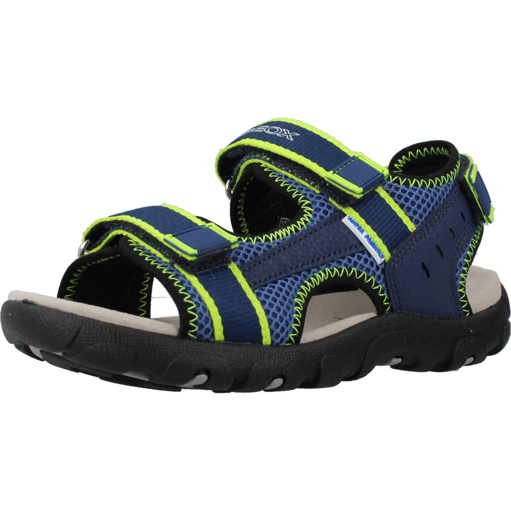 GEOX  JR SANDAL STRADA A en color VERDE  (1)