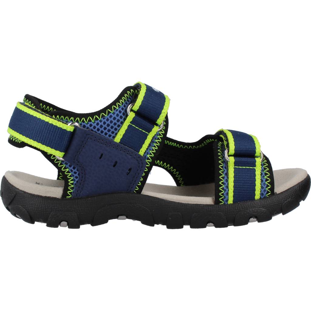 GEOX  JR SANDAL STRADA A en color VERDE  (4)