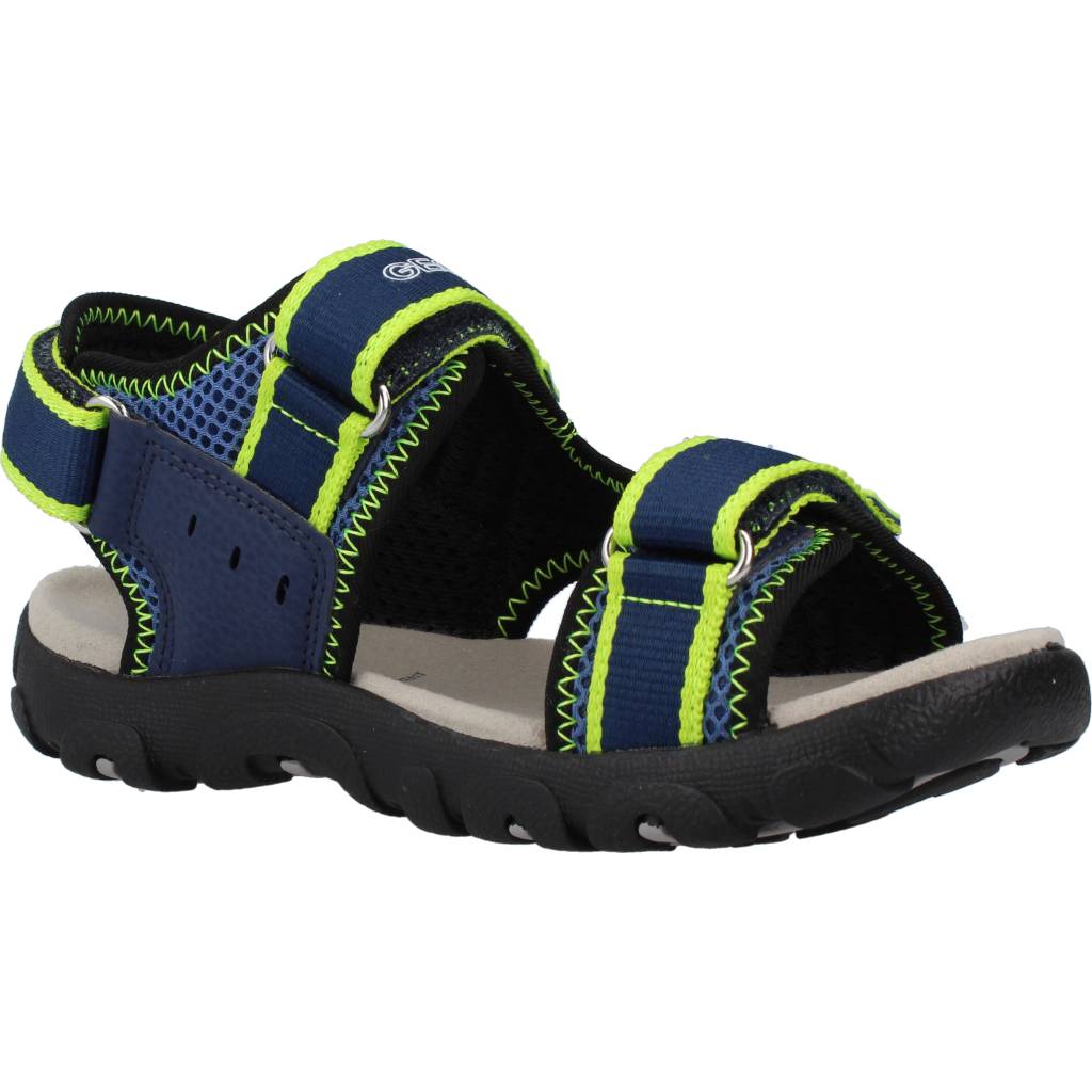 GEOX  JR SANDAL STRADA A en color VERDE  (5)