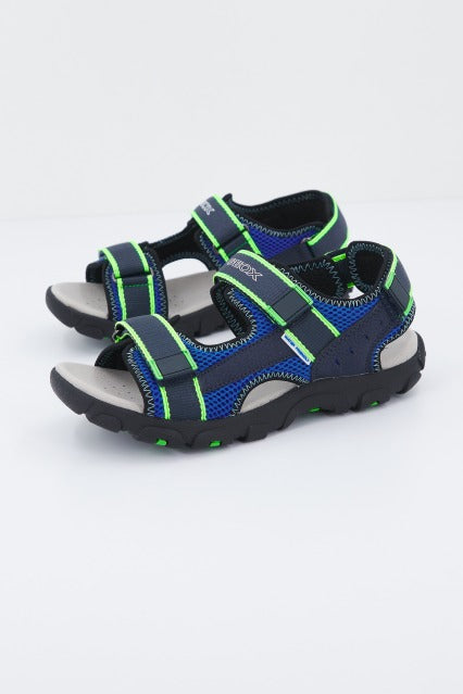 GEOX JR SANDAL STRADA A en color AZUL  (1)