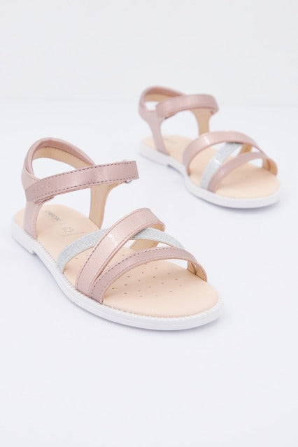 GEOX J SANDAL KARLY GIRL en color ROSA  (2)