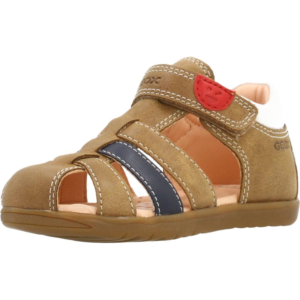 GEOX B SANDAL MACCHIA BOY en color MARRON  (1)