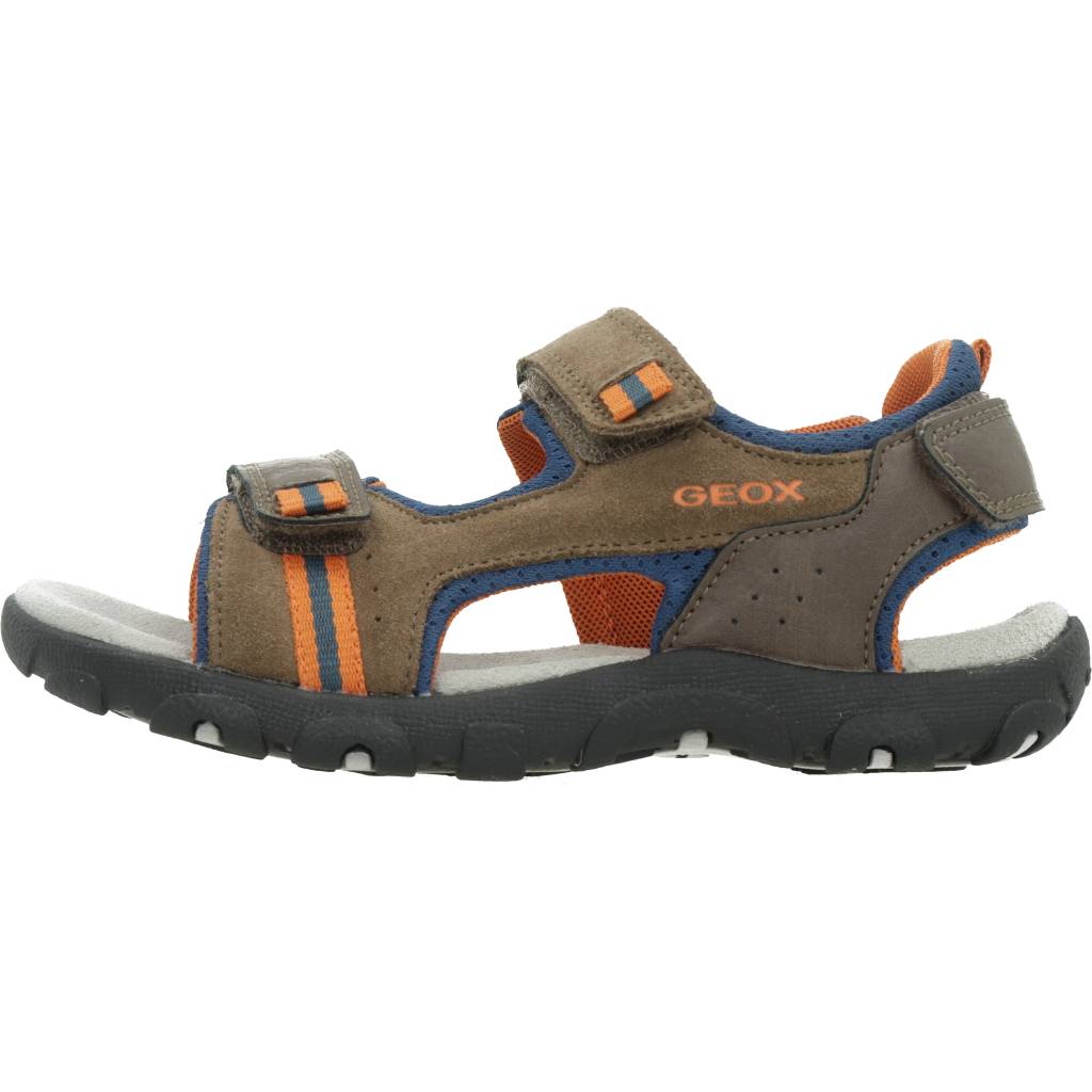 GEOX JR SANDAL STRADA A en color GRIS  (2)