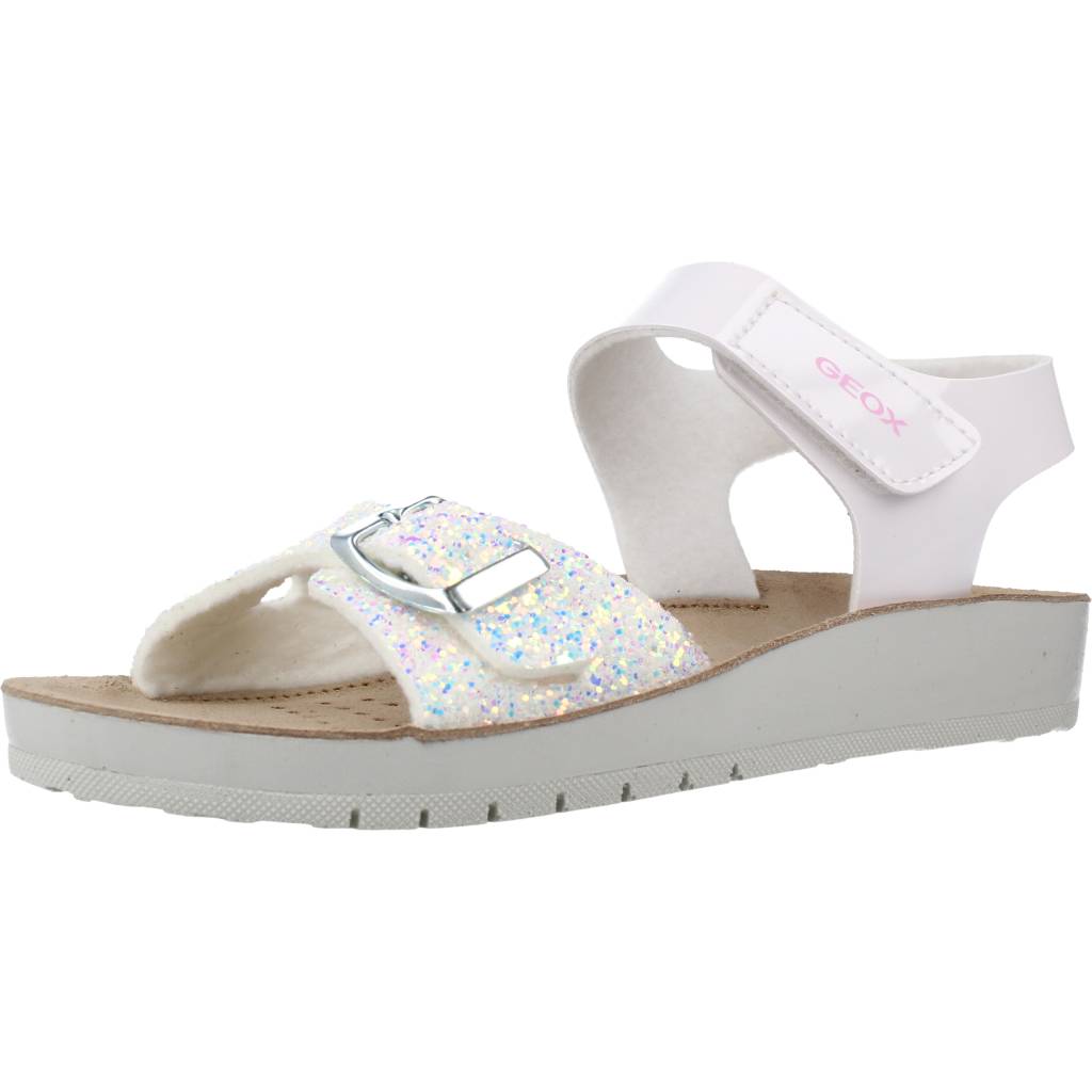 GEOX  J SANDAL COSTAREI GI en color BLANCO  (1)