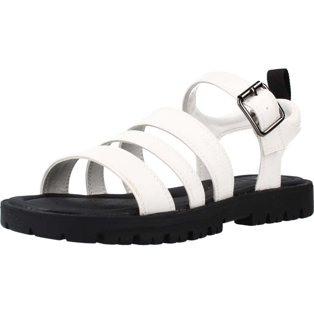 GEOX  J SANDAL STARBLUSH G en color BLANCO  (1)