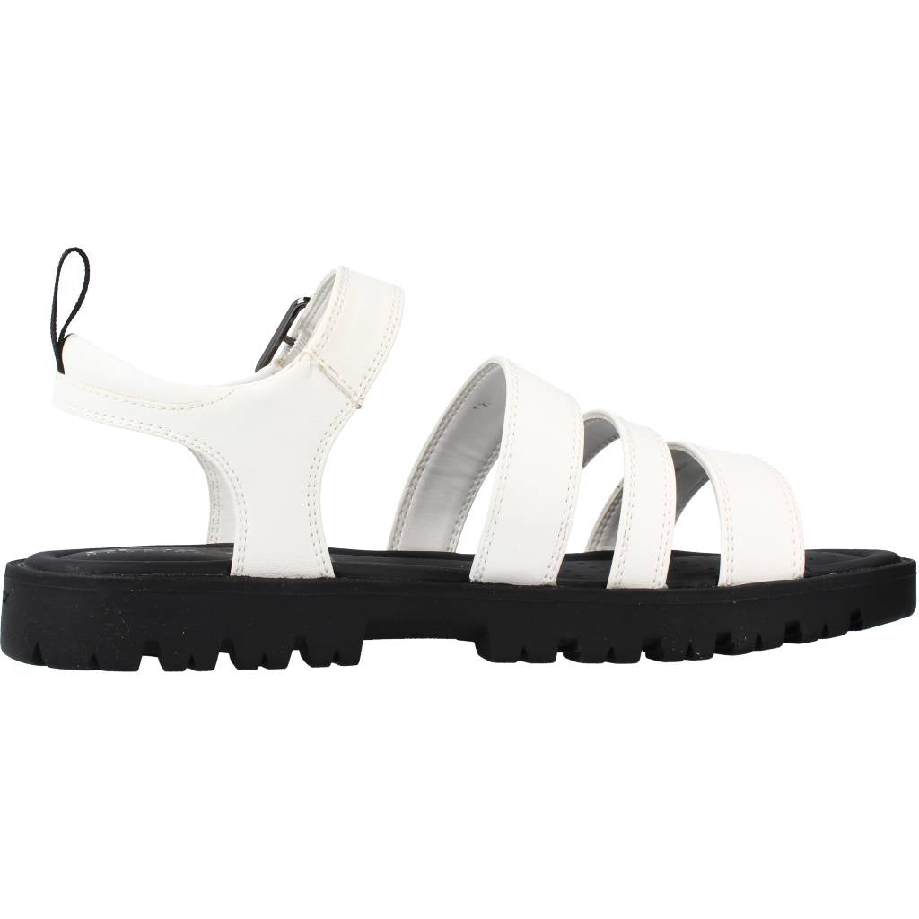 GEOX  J SANDAL STARBLUSH G en color BLANCO  (4)