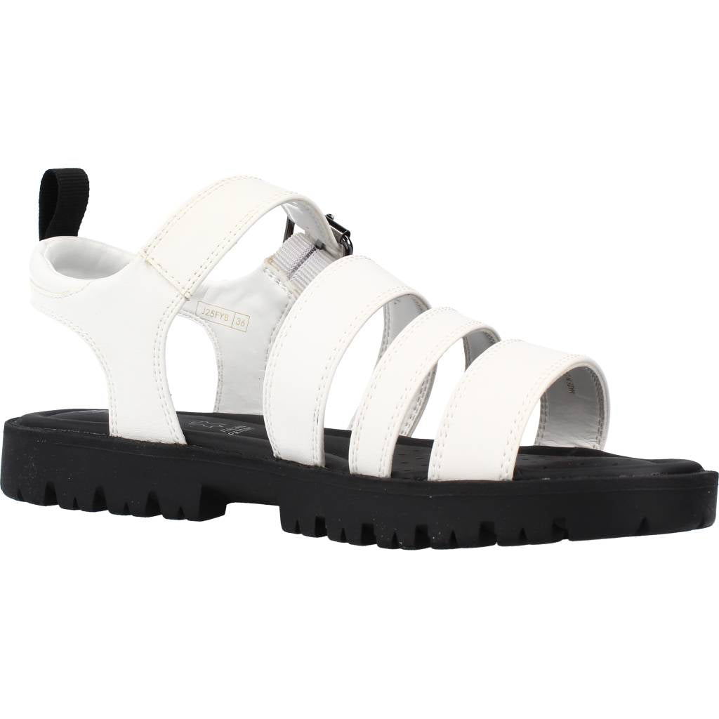 GEOX  J SANDAL STARBLUSH G en color BLANCO  (5)