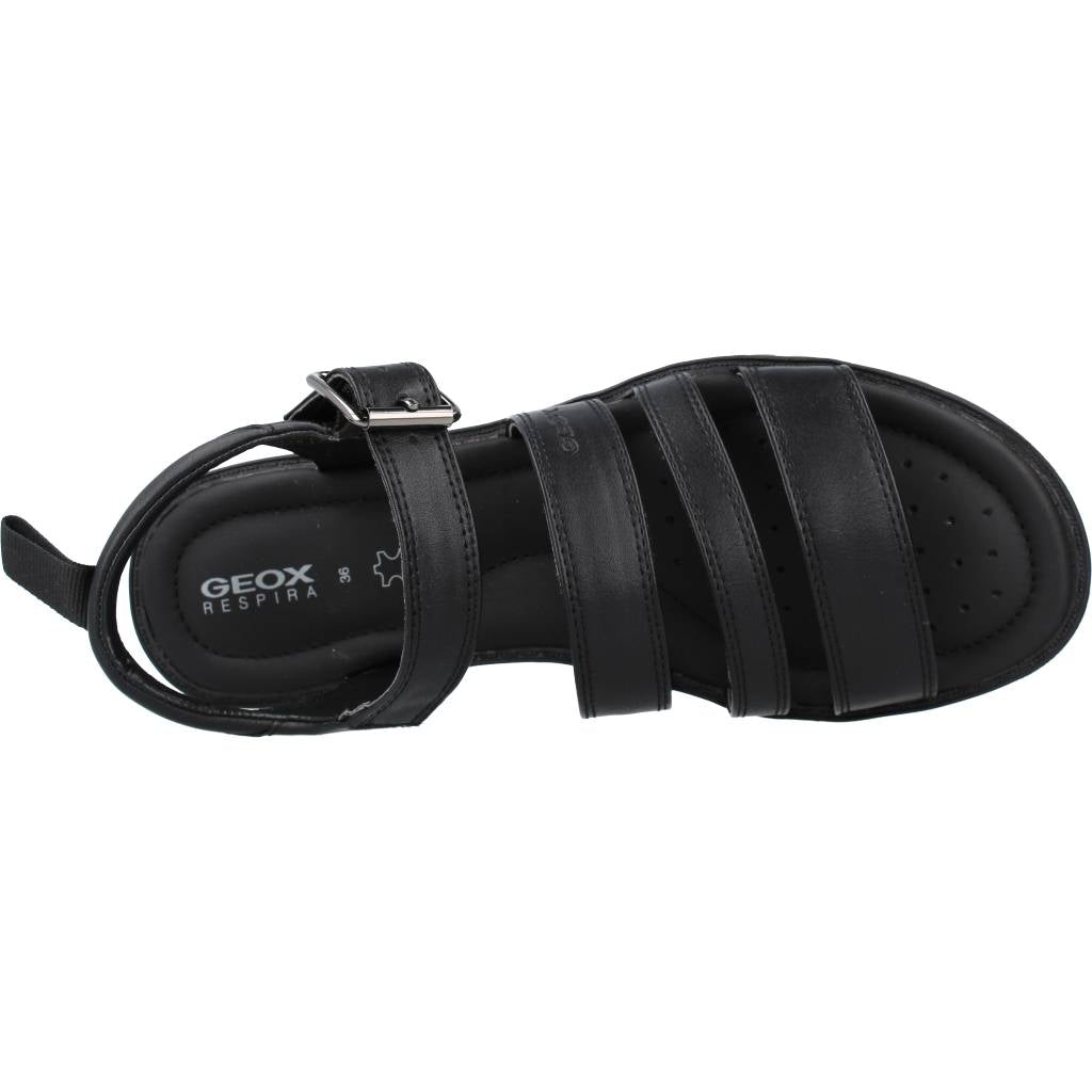 GEOX  J SANDAL STARBLUSH G en color NEGRO  (7)