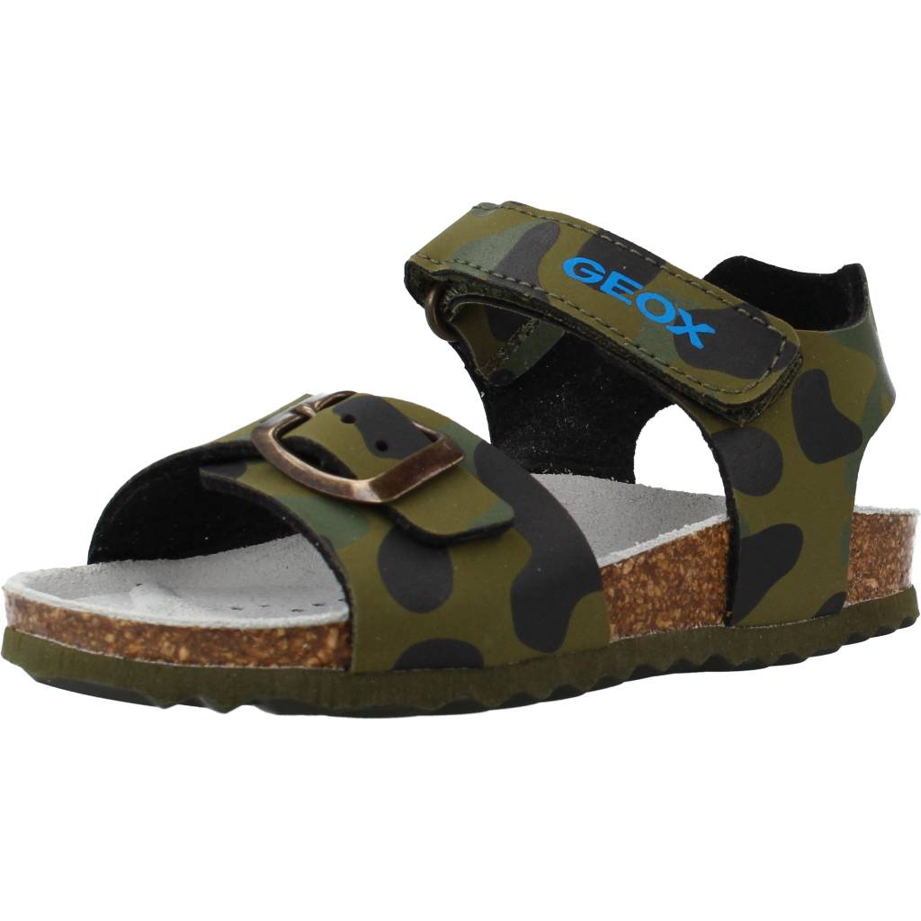 GEOX B SANDAL CHALKI BOY en color VERDE  (1)