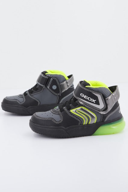 GEOX J GRAYJAY BOY A en color NEGRO  (2)