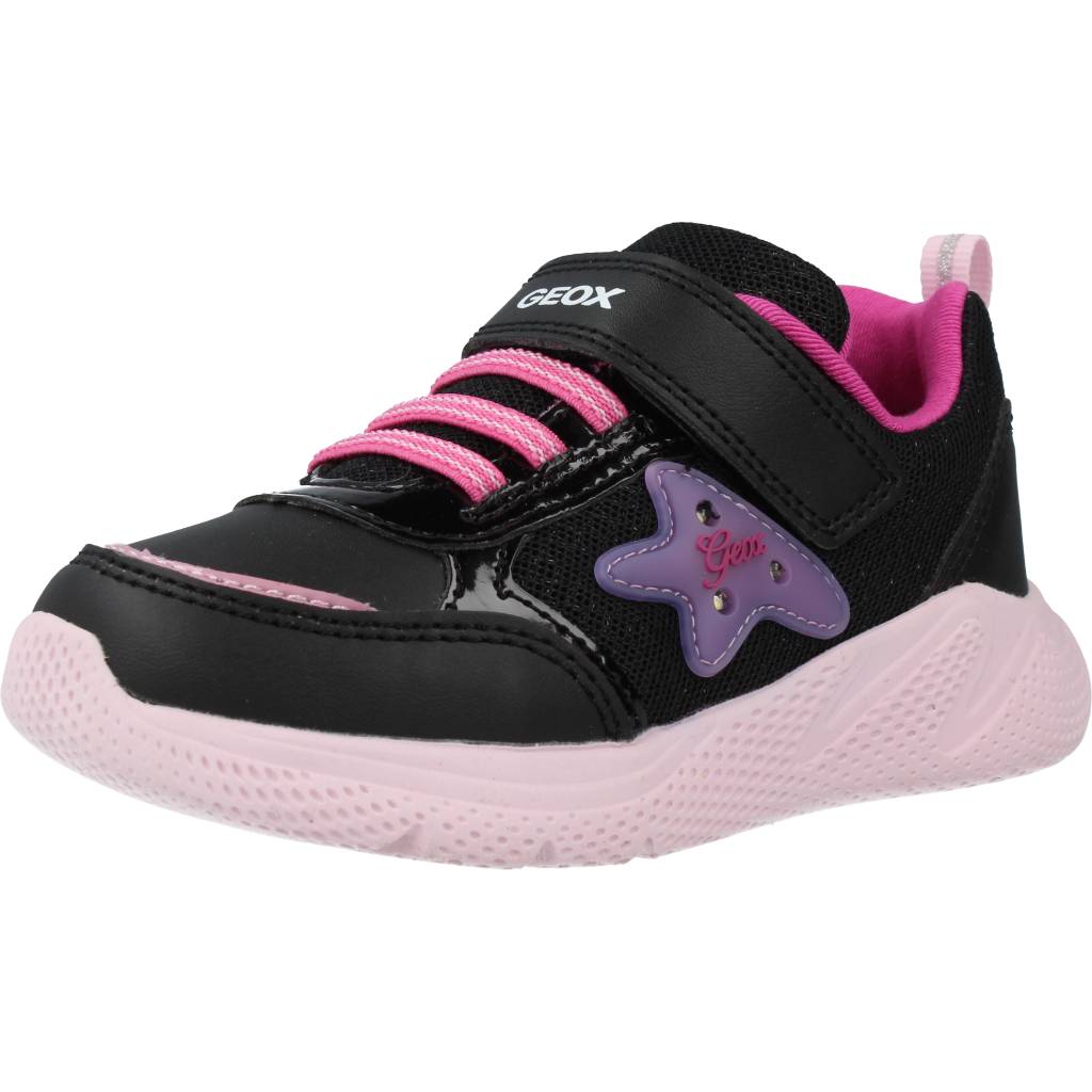 GEOX B SPRINTYE GIRL D en color NEGRO  (1)