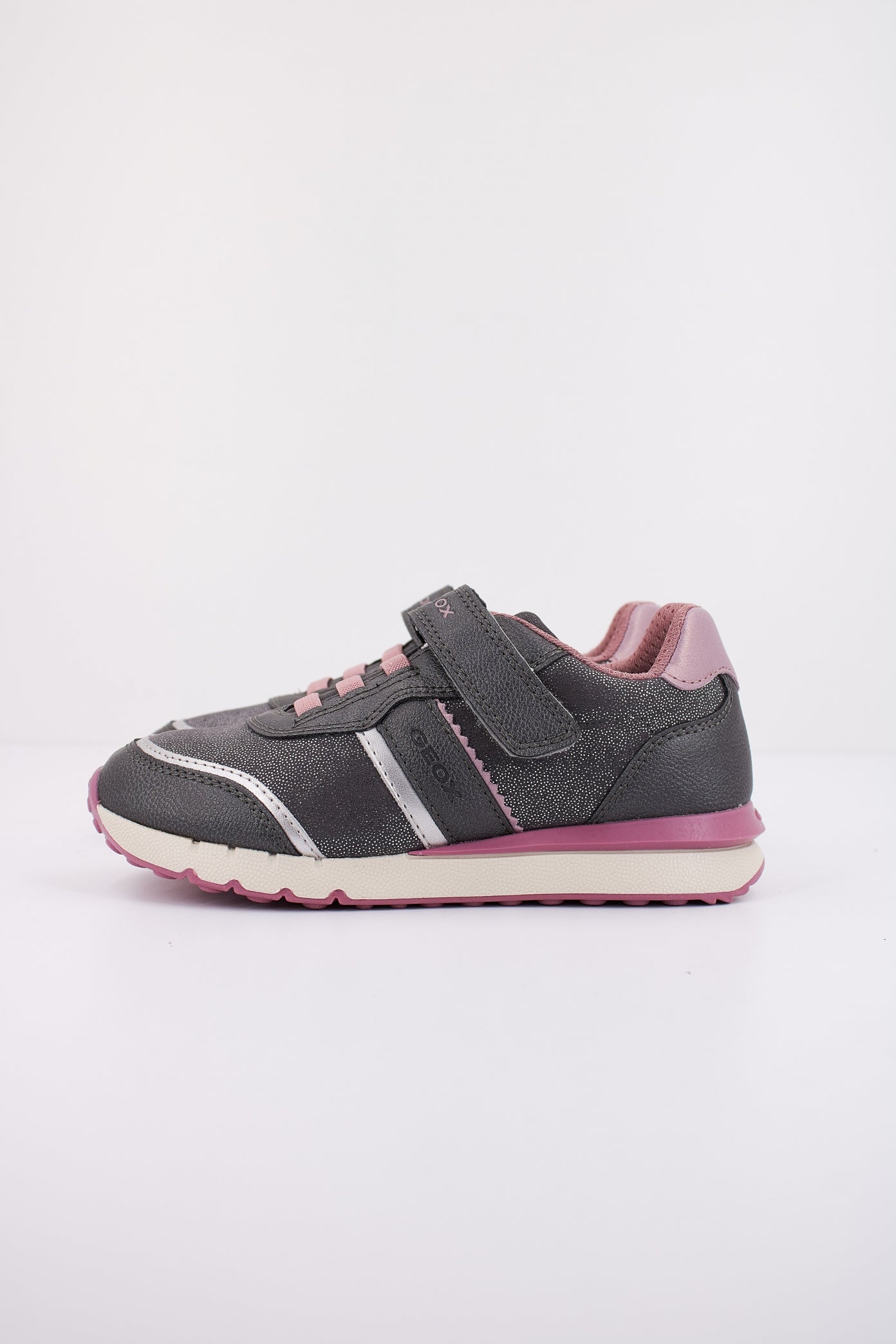 GEOX J FASTICS GIRL en color GRIS  (1)