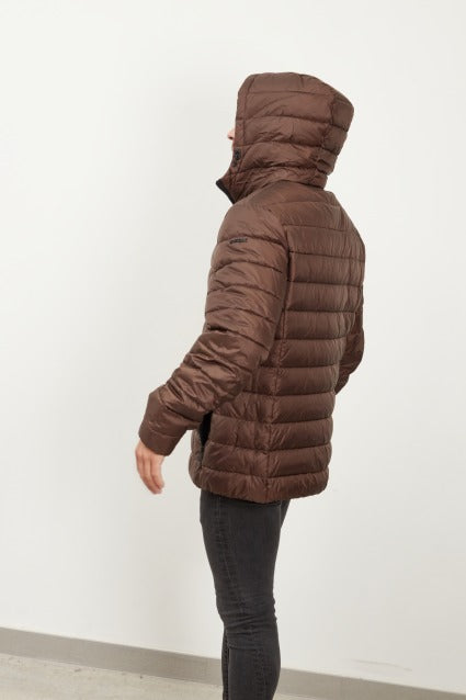 GEOX MX T M DENNIE HOOD JKT en color MARRON  (3)