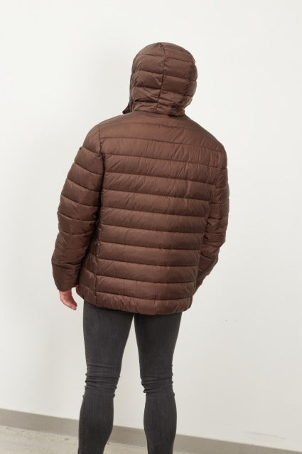 GEOX MX T M DENNIE HOOD JKT en color MARRON  (4)