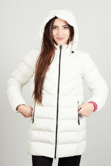 GEOX W SPHERICA HOOD JKT en color BLANCO  (4)