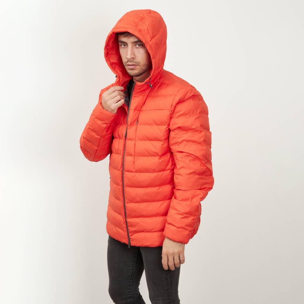 GEOX M DENNIE HOOD JACKET en color NARANJA  (4)