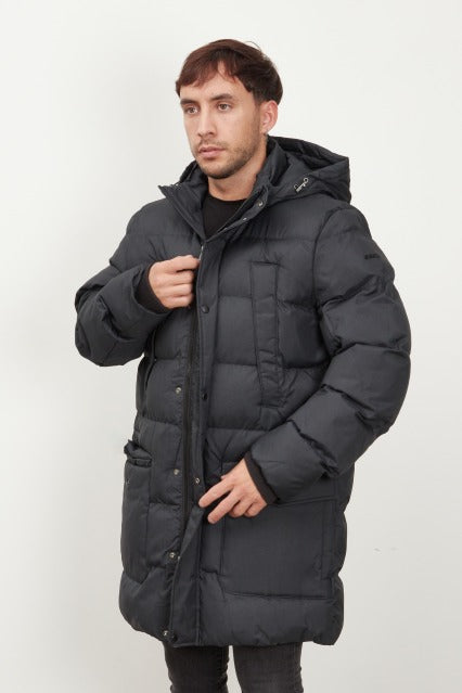 GEOX M SANFORD HOOD LONG en color NEGRO  (2)