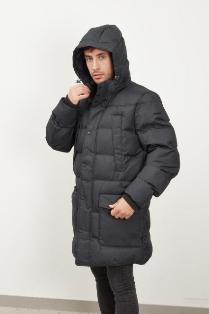 GEOX M SANFORD HOOD LONG en color NEGRO  (3)