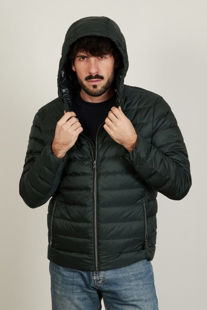 GEOX DERECK HOOD JACKET en color VERDE  (4)