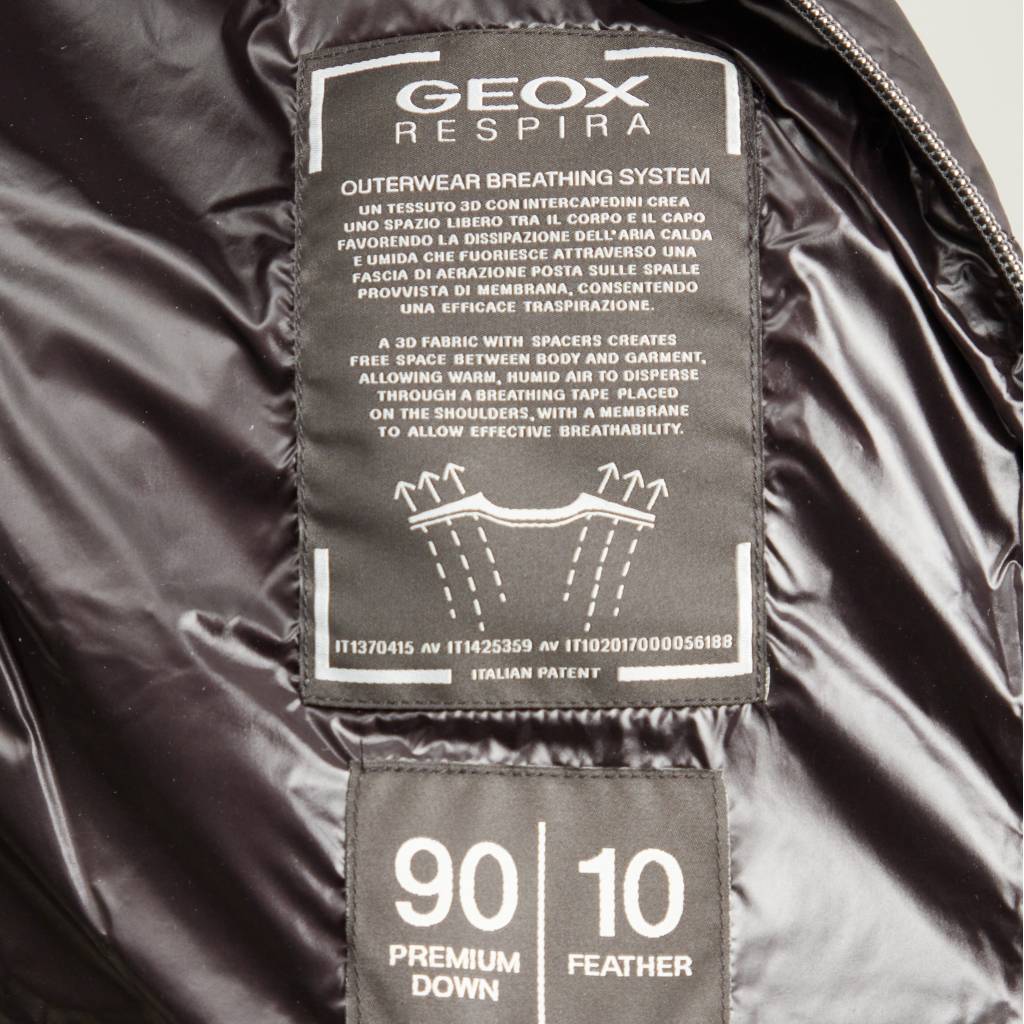 GEOX MB T M DERECK HOOD JACKET en color NEGRO  (8)