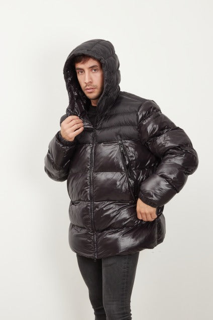 GEOX MK TC M SILE HOOD JACKET en color NEGRO  (3)