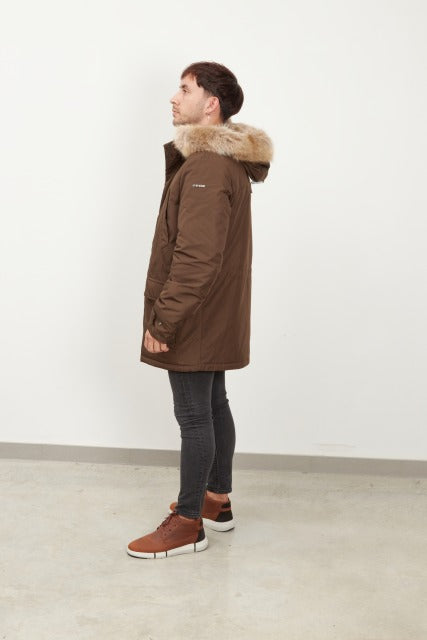 GEOX MF T M NORWOLK PARKA en color MARRON  (4)