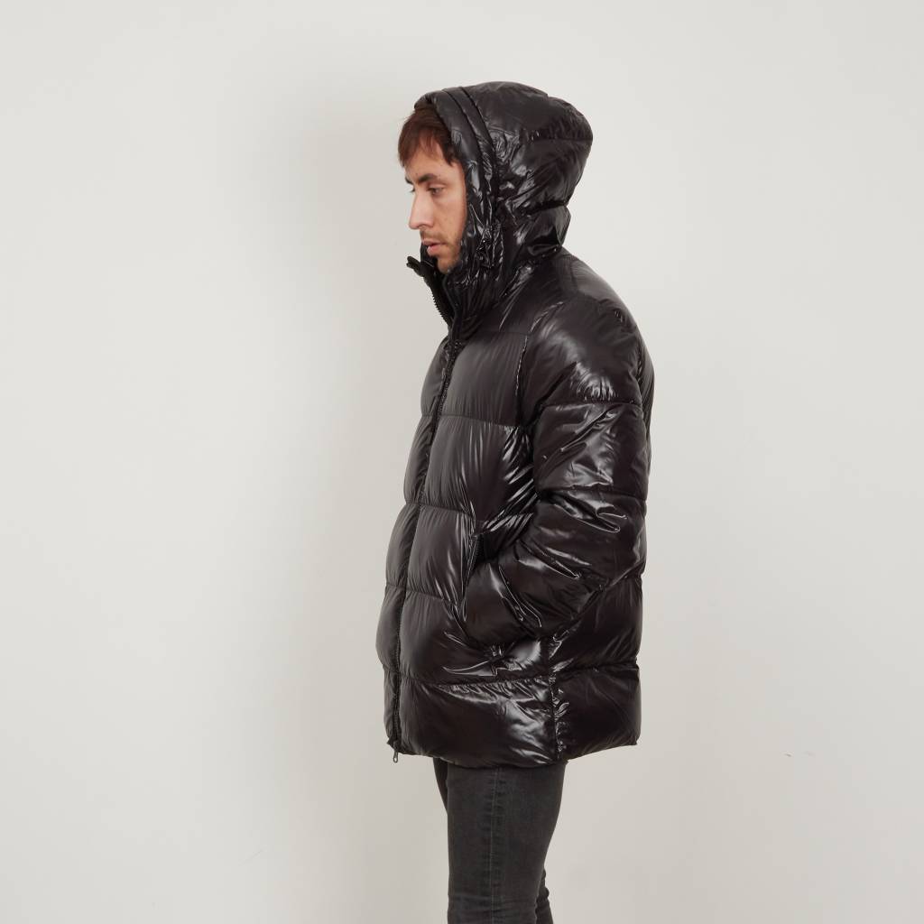 GEOX M SILE HOOD JKT en color NEGRO  (4)